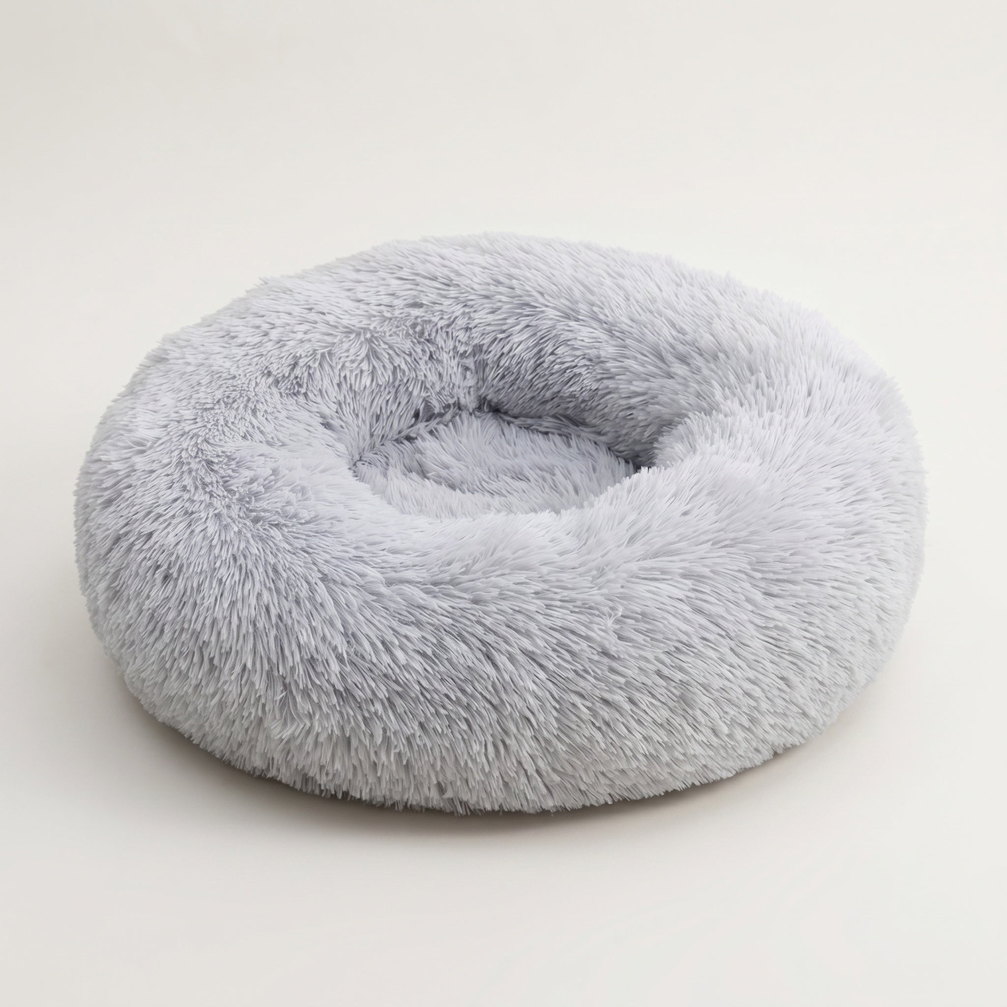 Panier rond pour chien en peluche