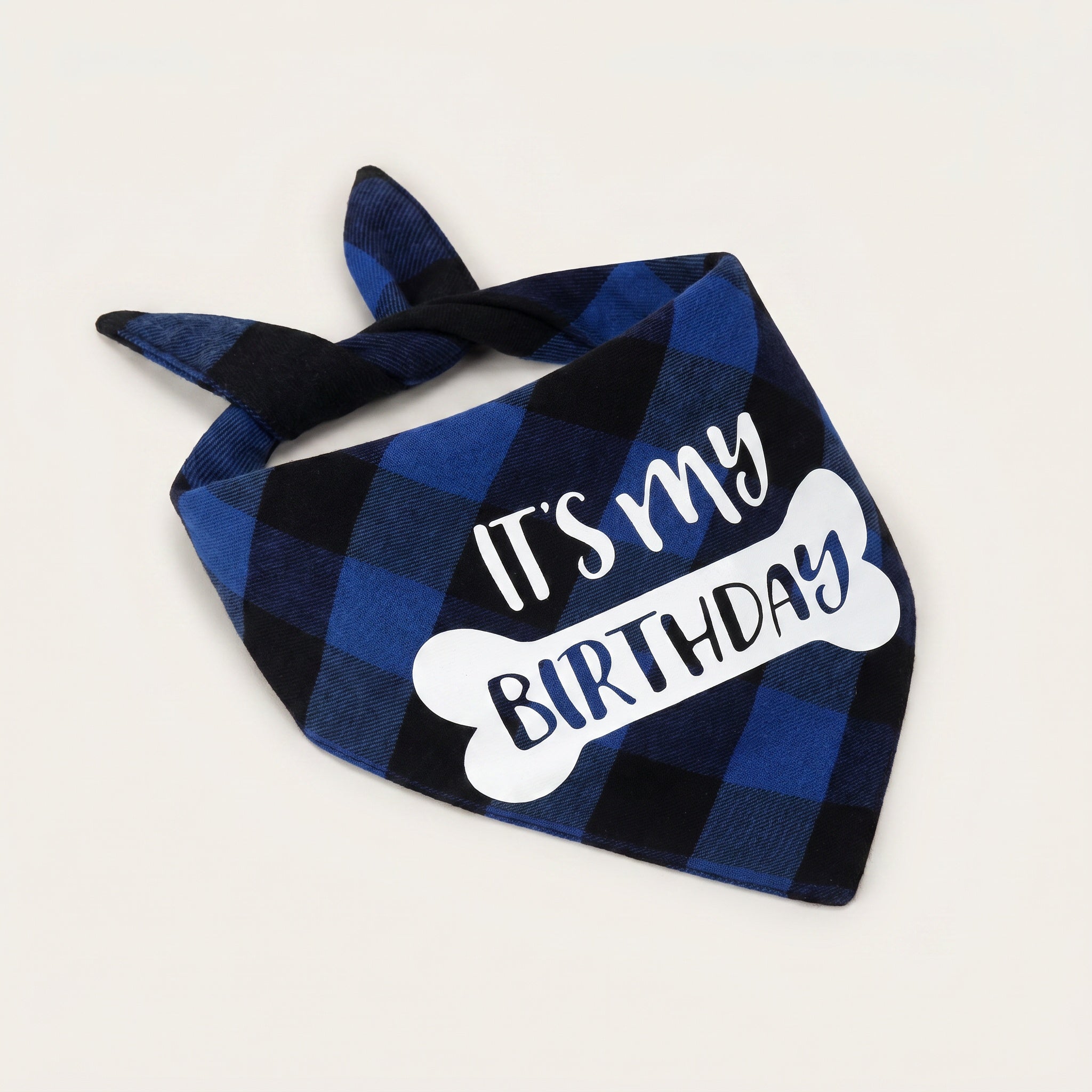 Bandana anniversaire pour chien