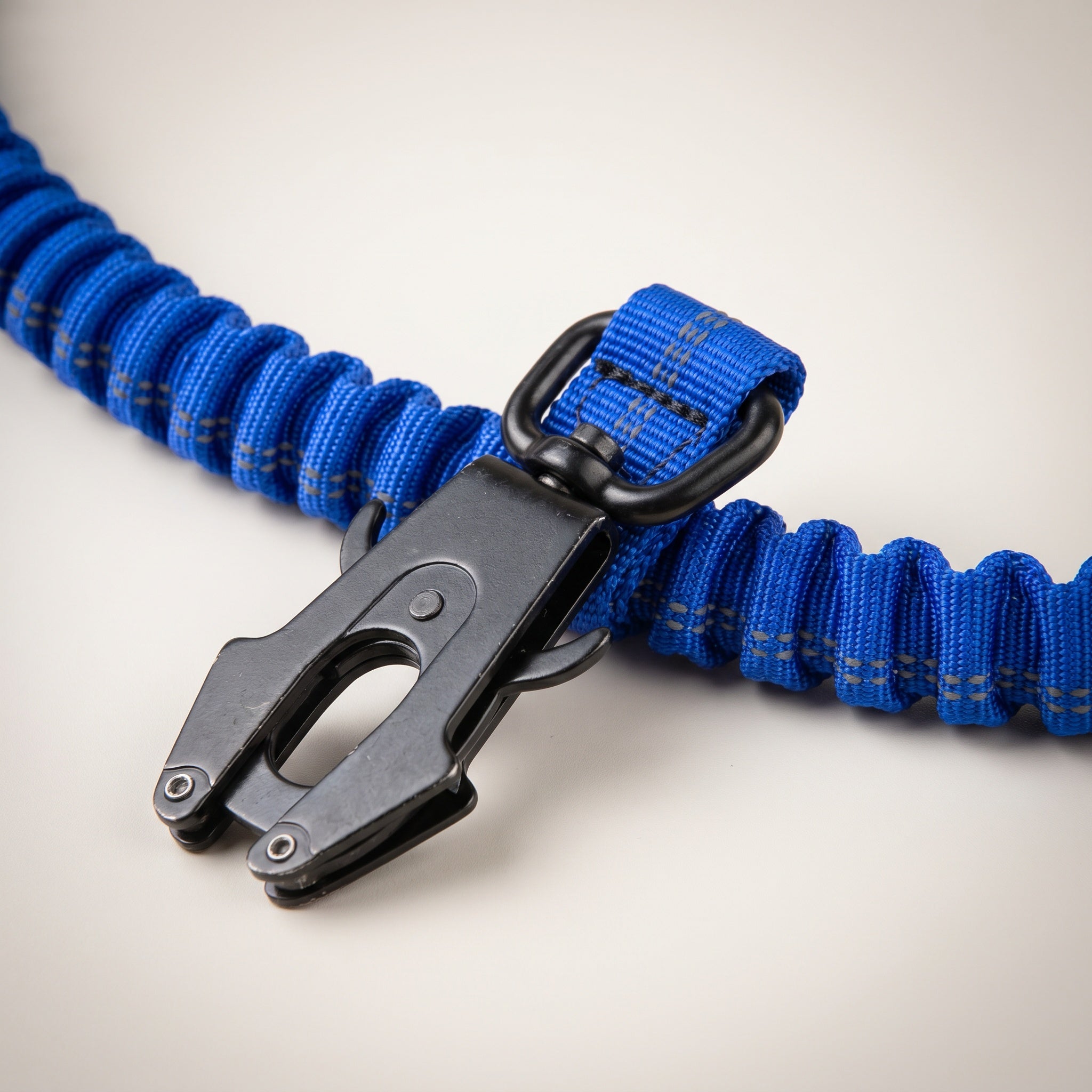 Laisse élastique pour chien avec attache de sécurité