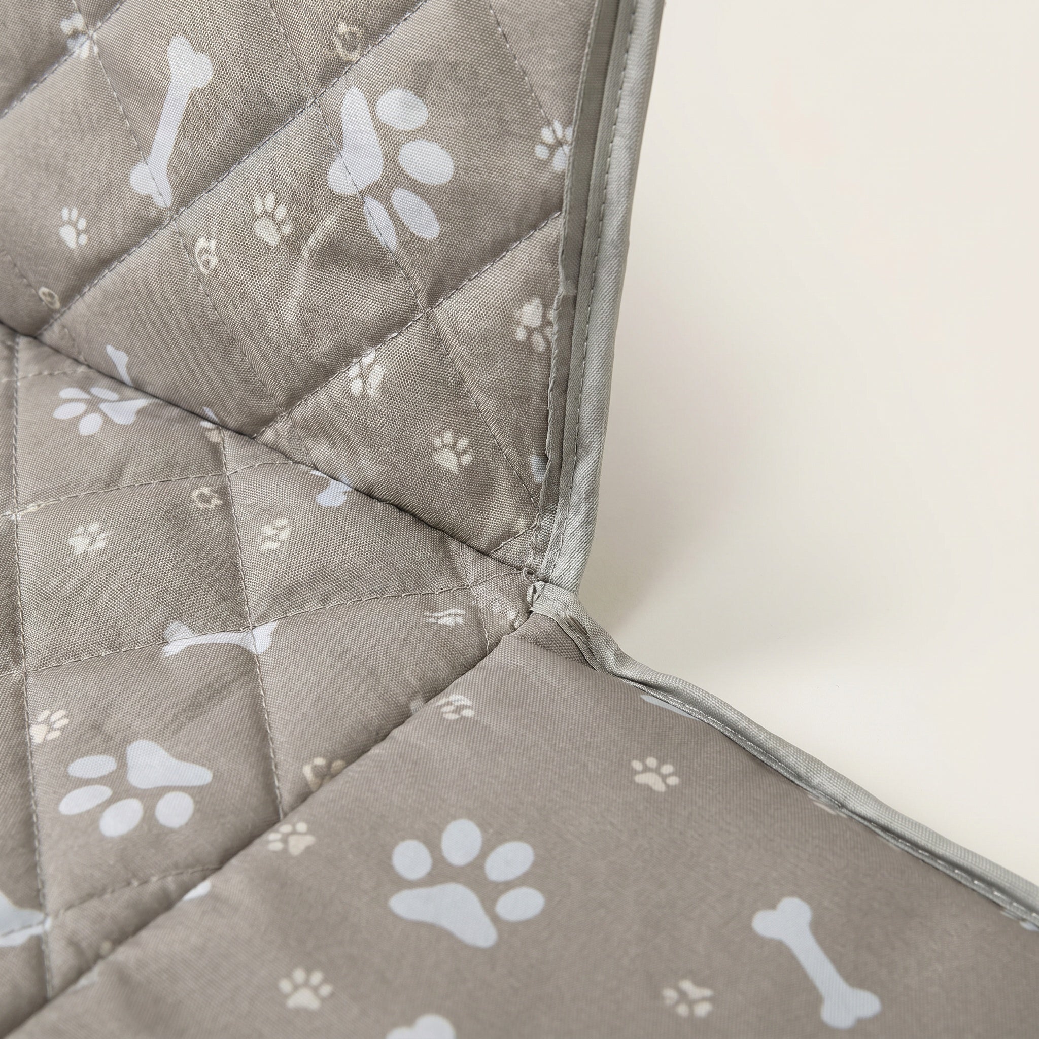 Siège voiture Gris sécurisé pour chien