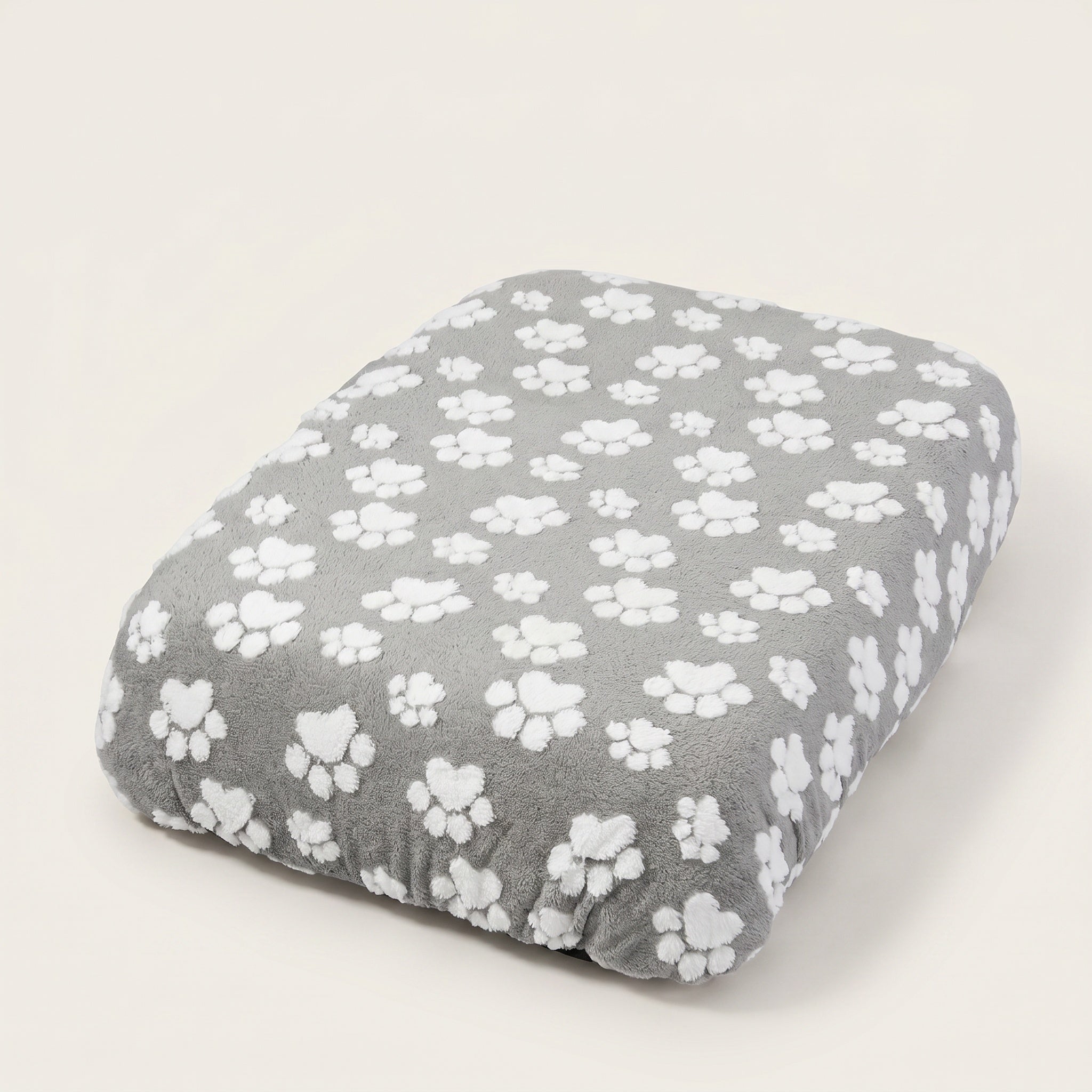 Coussin rectangulaire pour chien moelleux