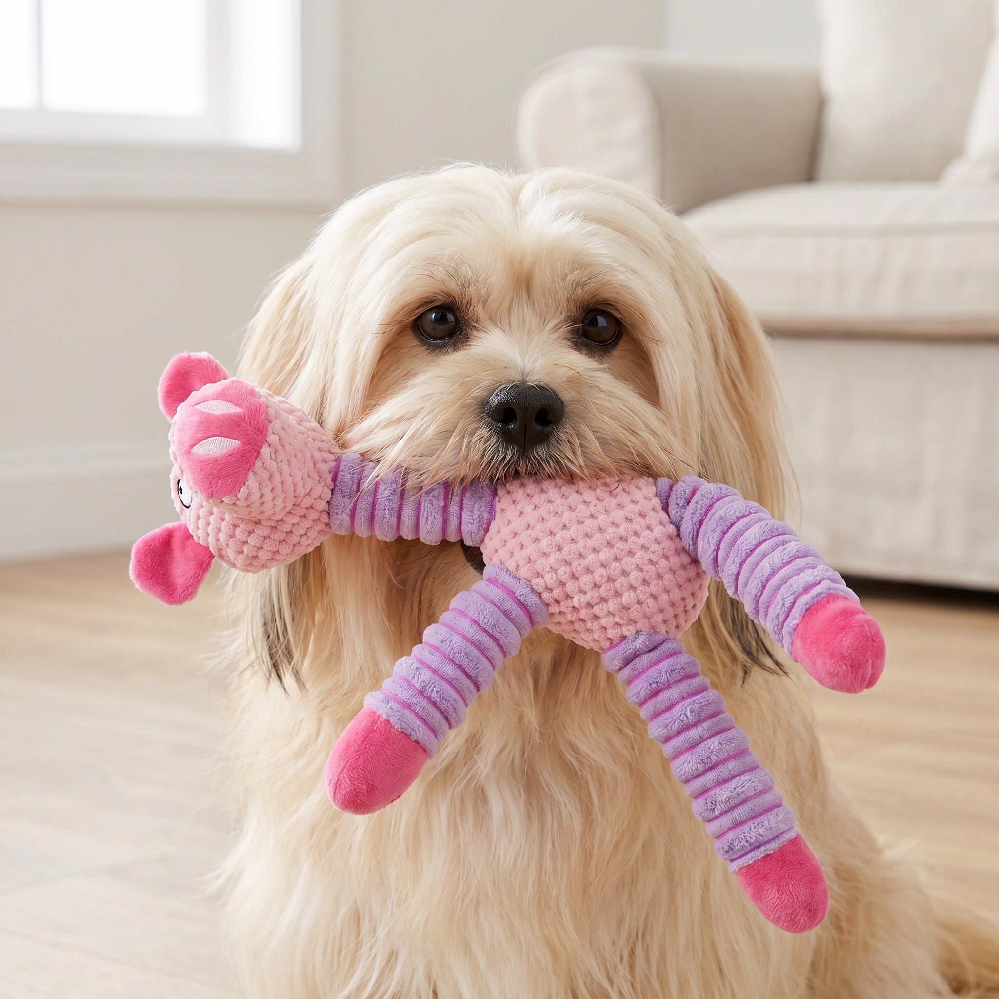Jouet animal pour chien en peluche