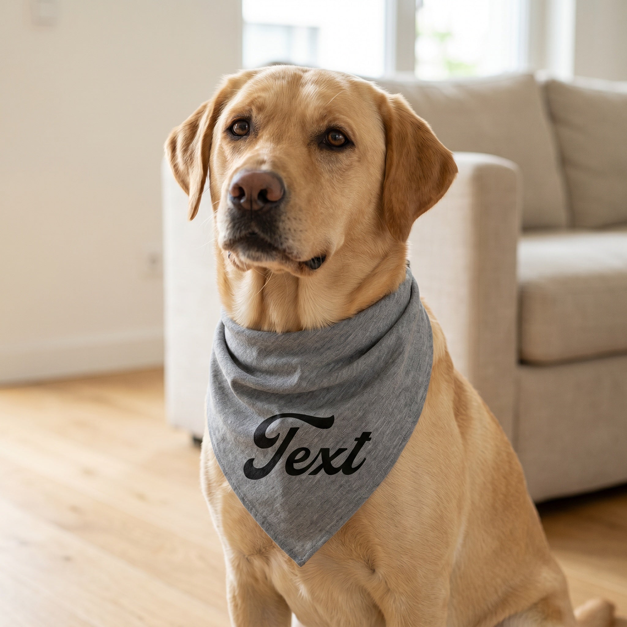 Bandana pour chien personnalisable