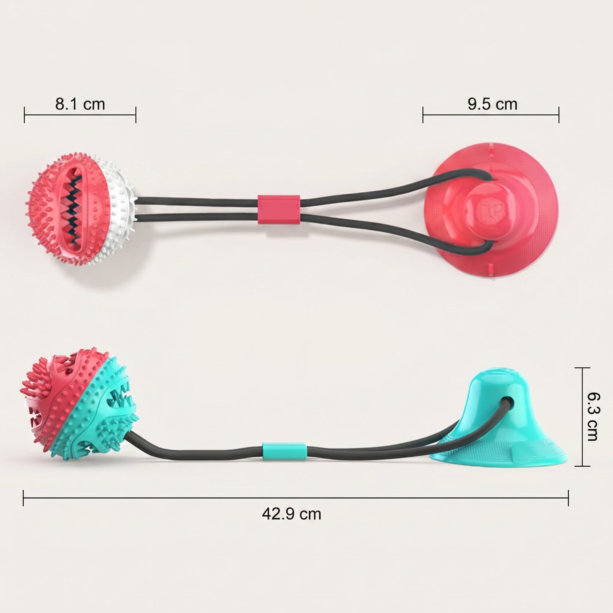 Jouet ventouse distributeur pour chien
