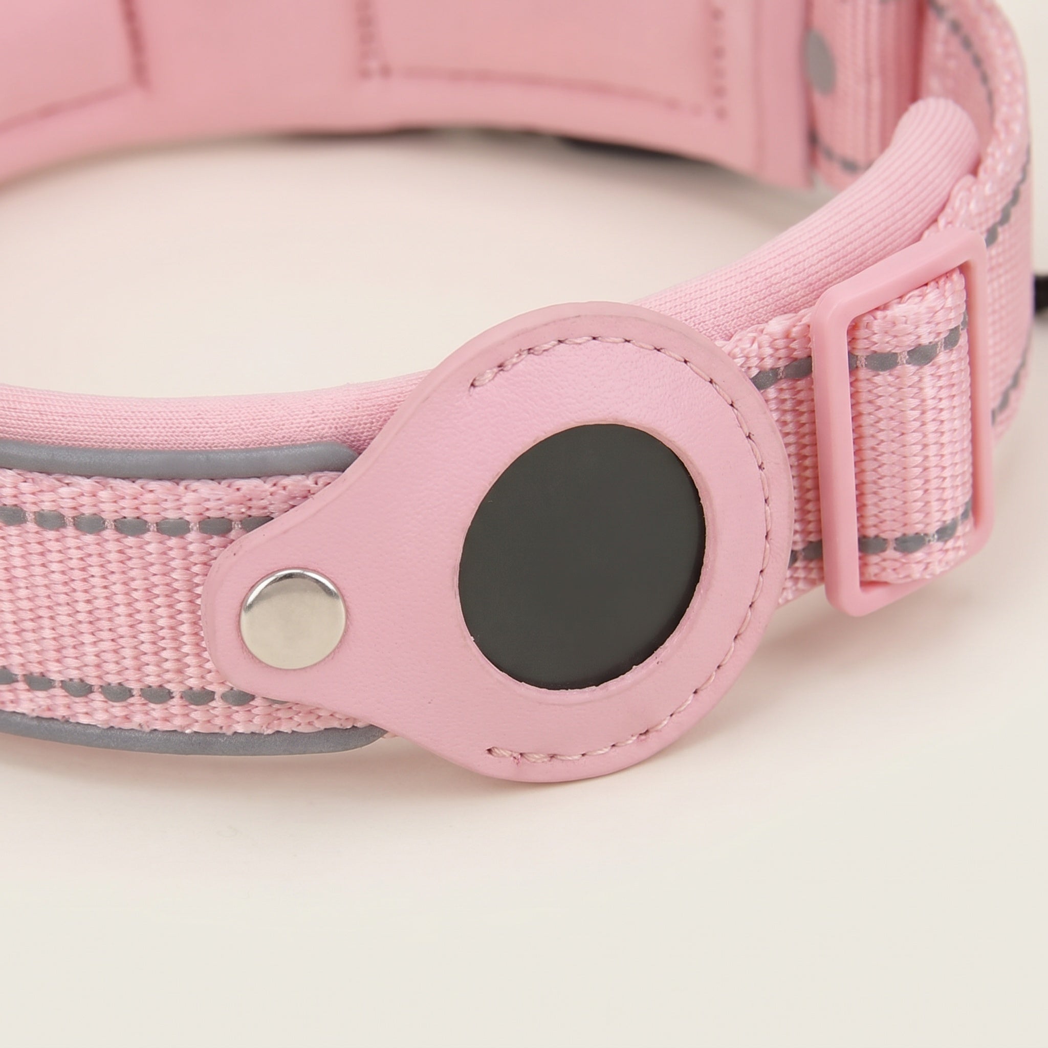 Collier réfléchissant pour chien avec support GPS