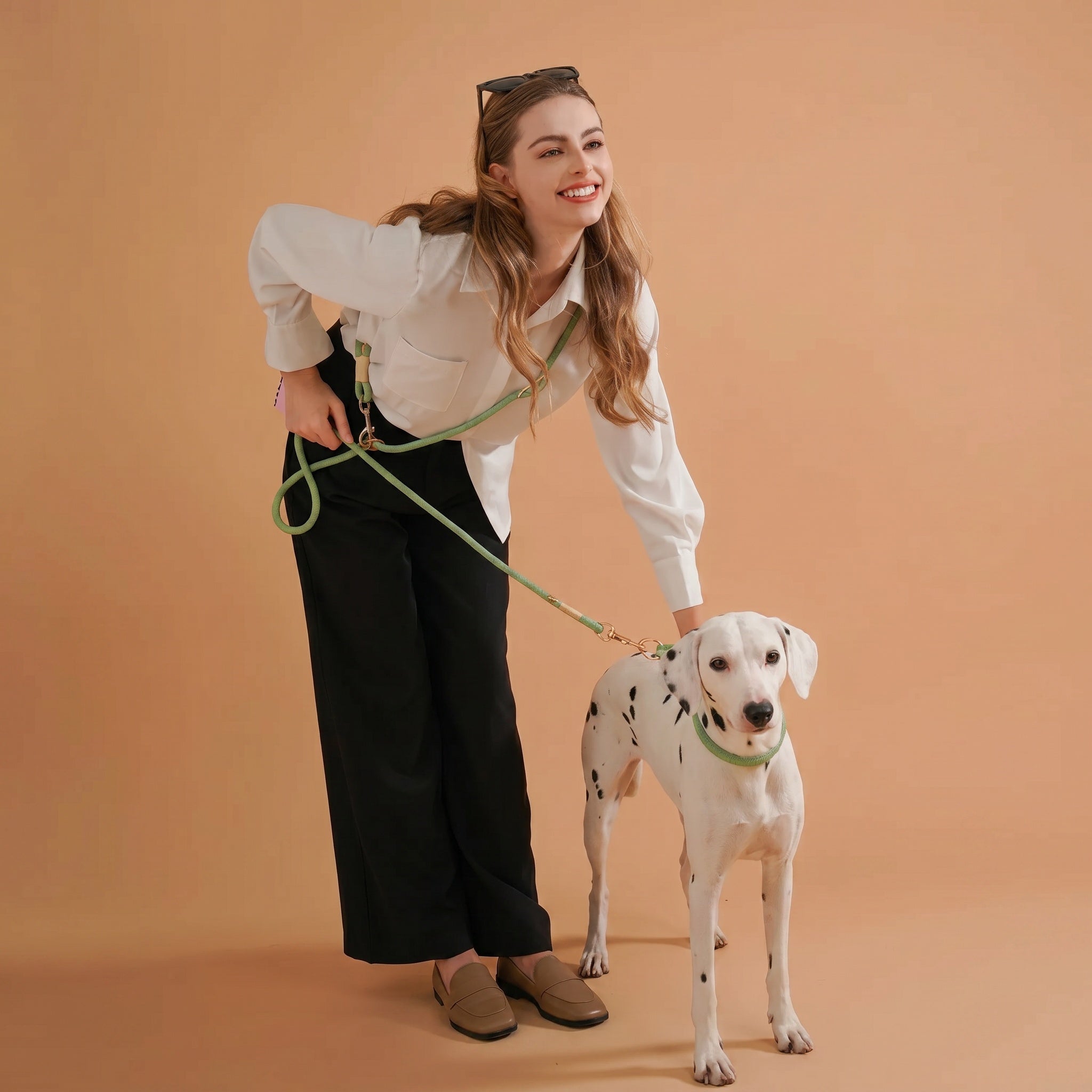 Collier pour chien en corde tressée