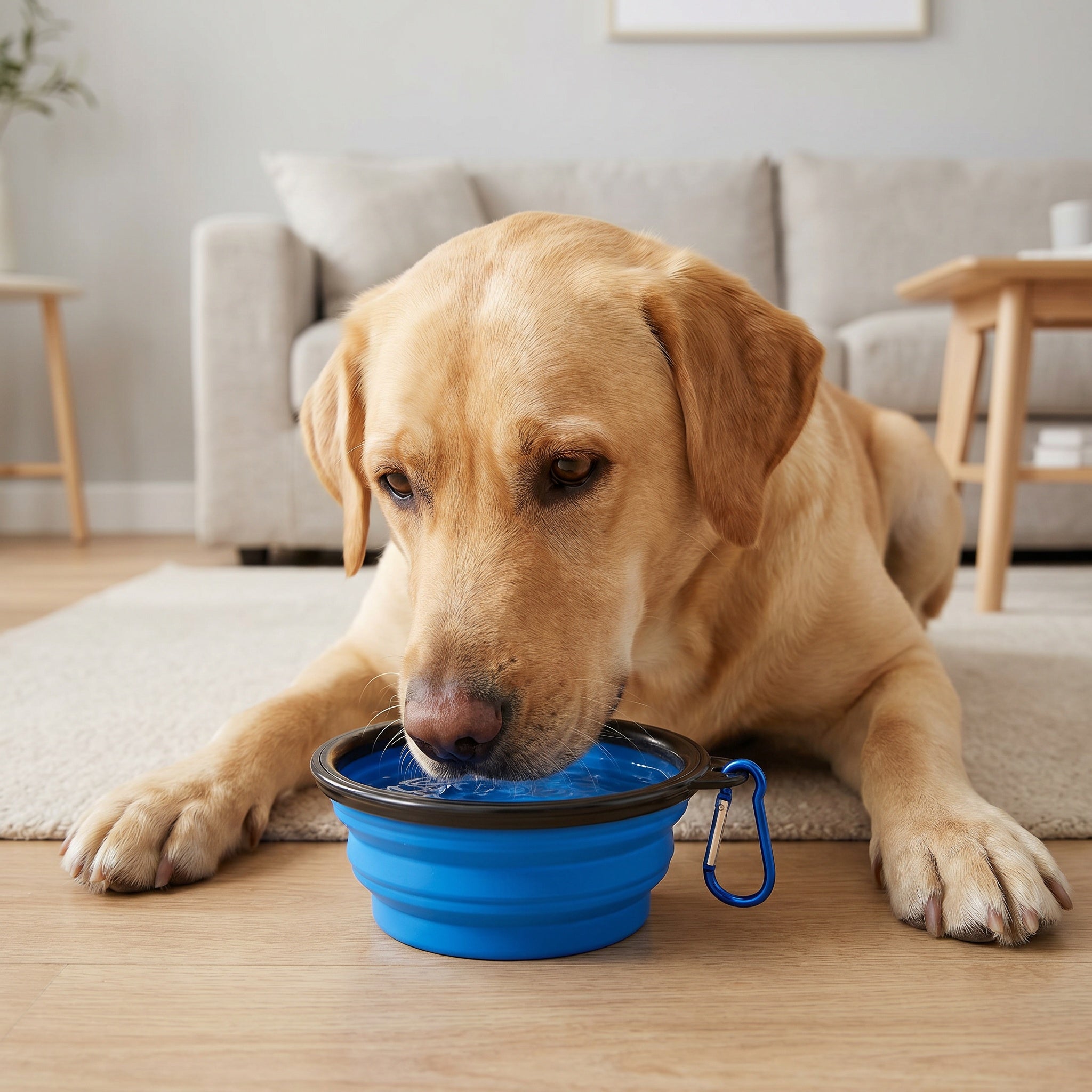 Gamelle pliable de voyage pour chien