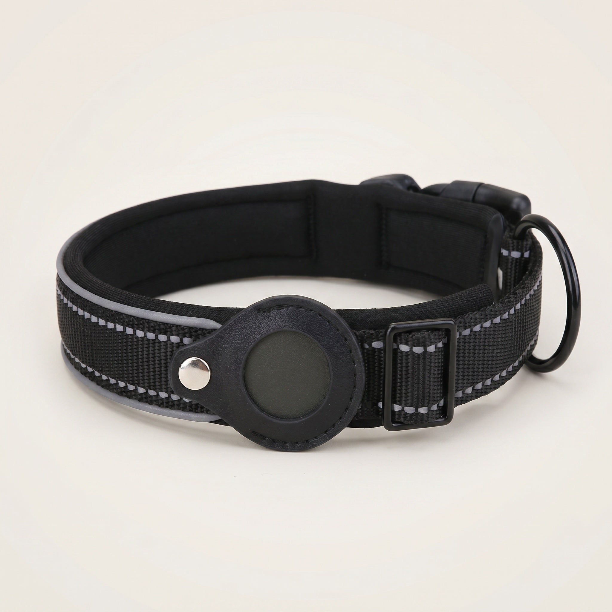 Collier réfléchissant pour chien avec support GPS