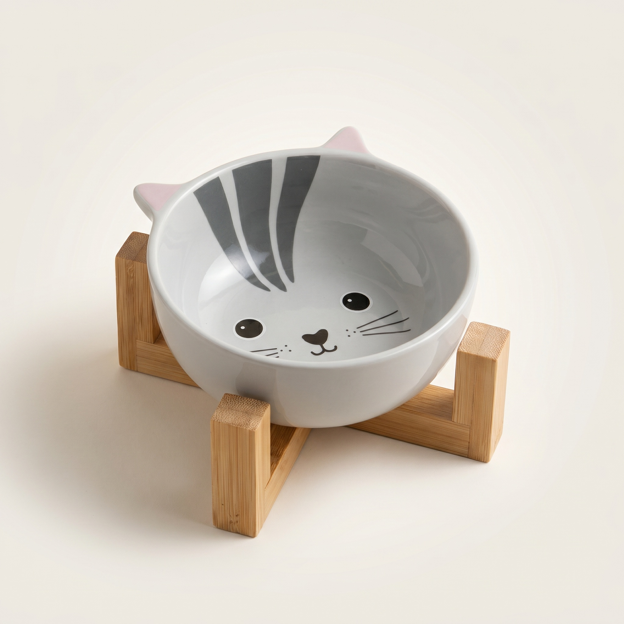 Gamelle animaux surélevée en bois pour chien