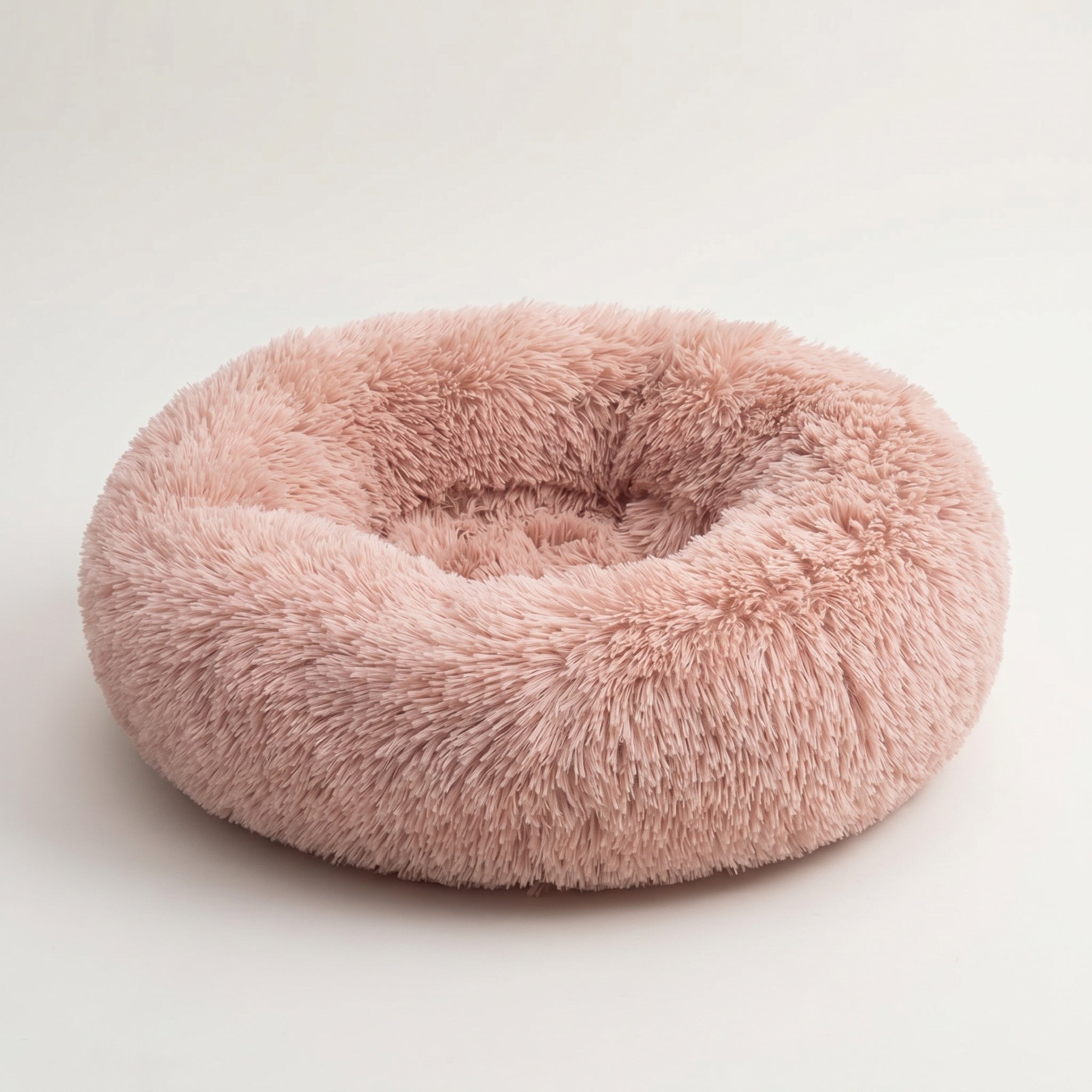 Panier rond pour chien en peluche