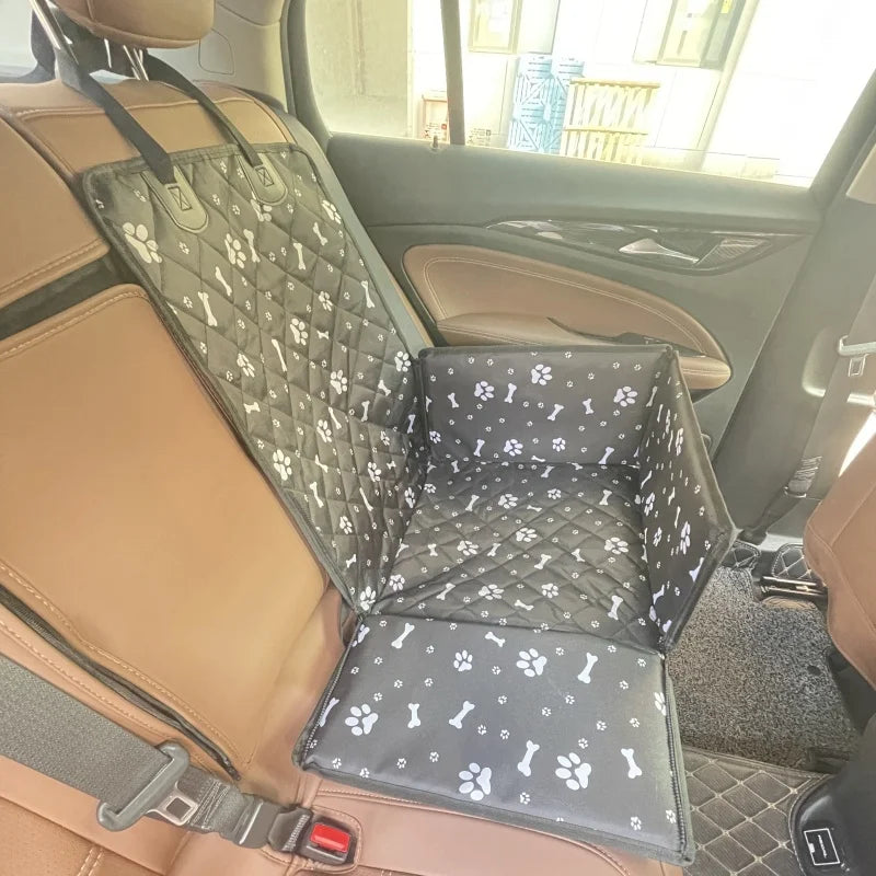 Siège voiture Gris sécurisé pour chien