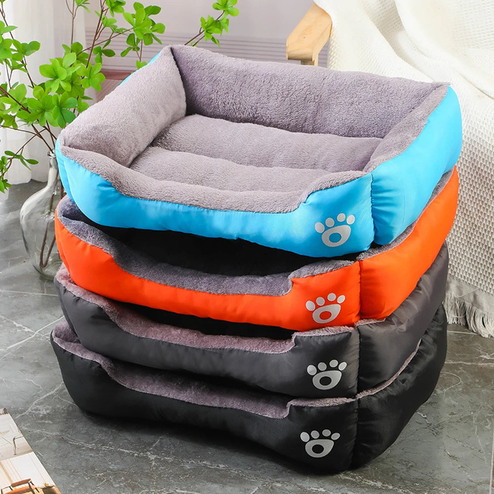 Panier pour chien en tissu doux