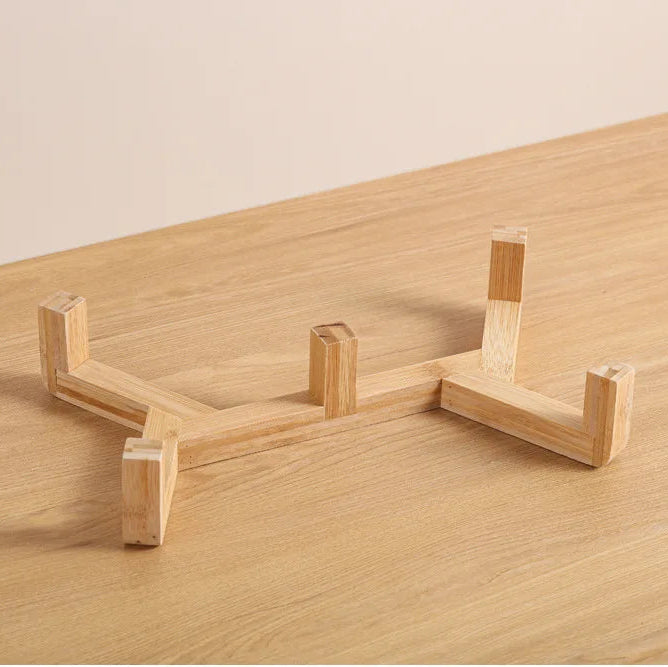 Gamelle surélevée en bois pour chien