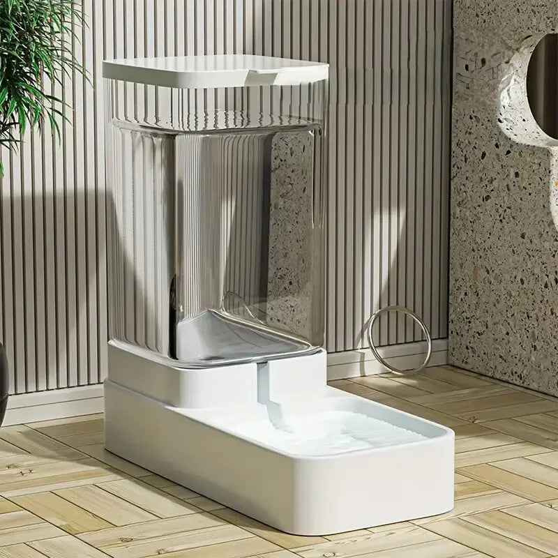 Distributeur d’eau et croquettes pour chien