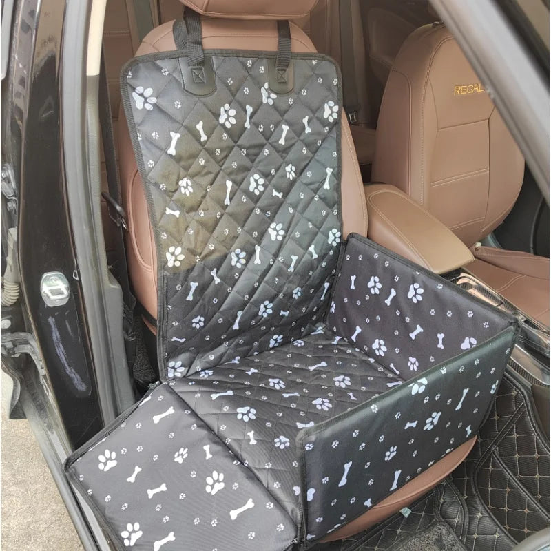 Siège voiture Gris sécurisé pour chien