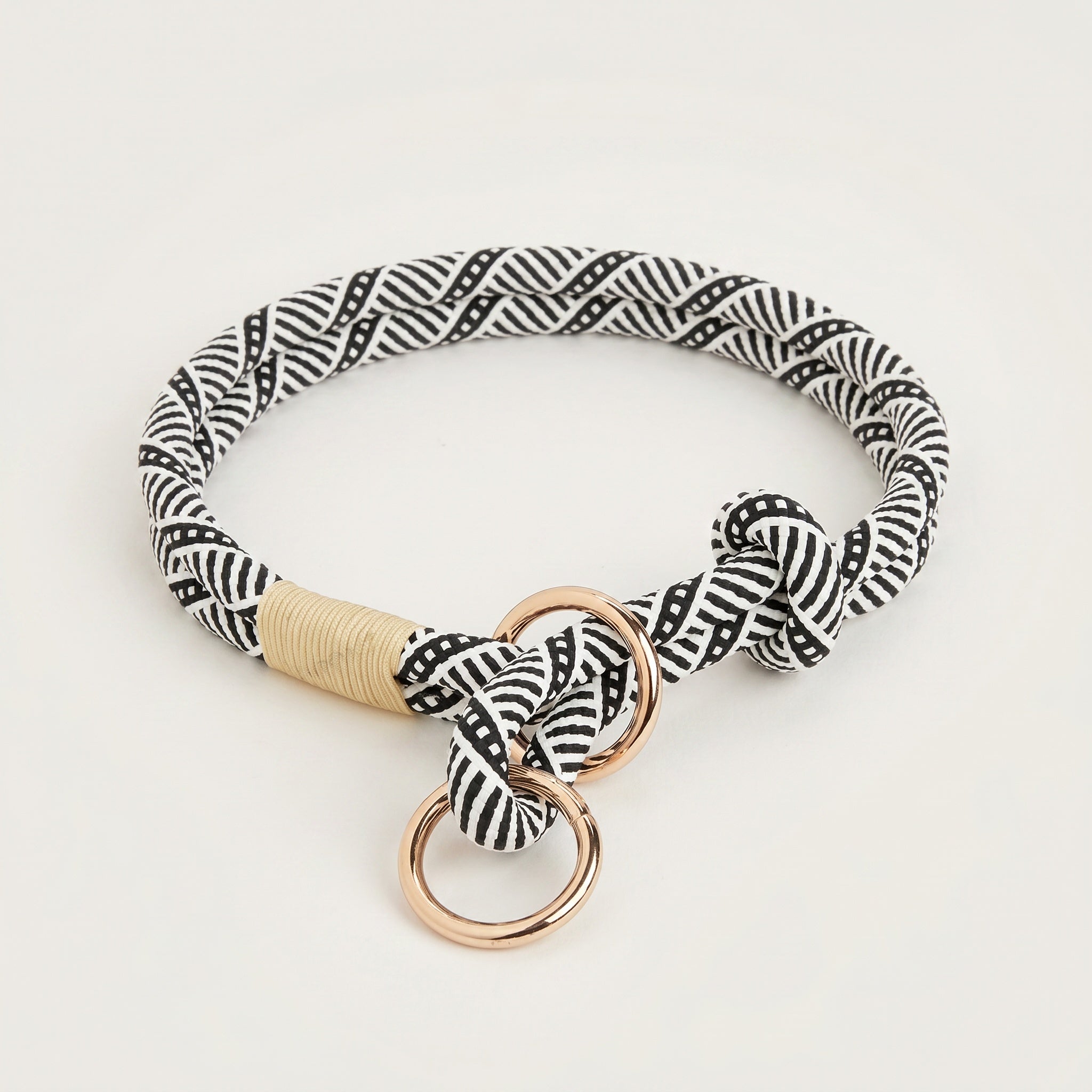 Collier pour chien en corde tressée