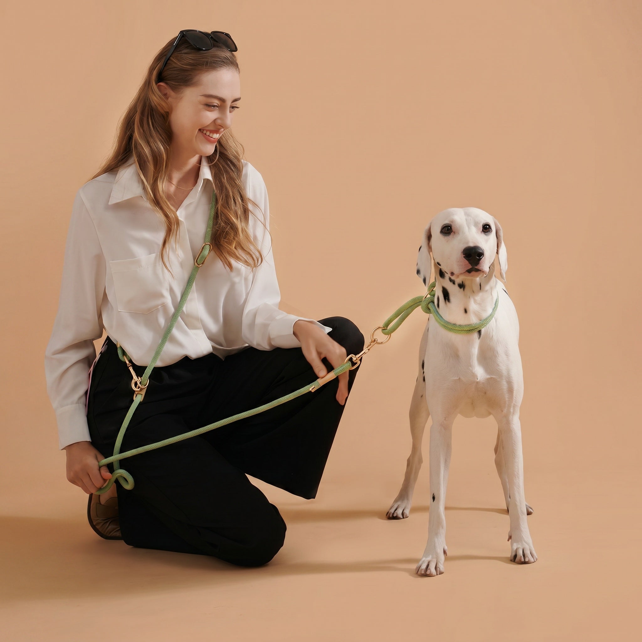 Collier pour chien en corde tressée