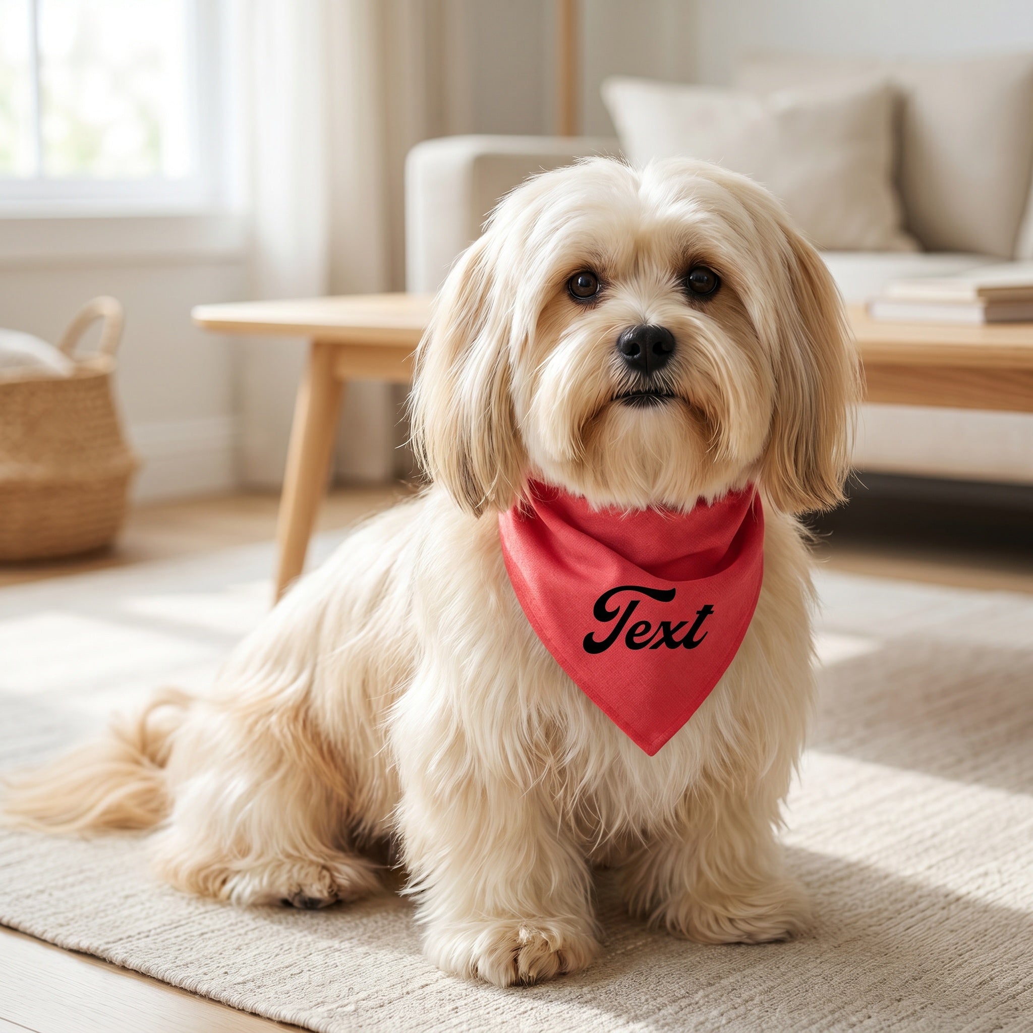 Bandana pour chien personnalisable