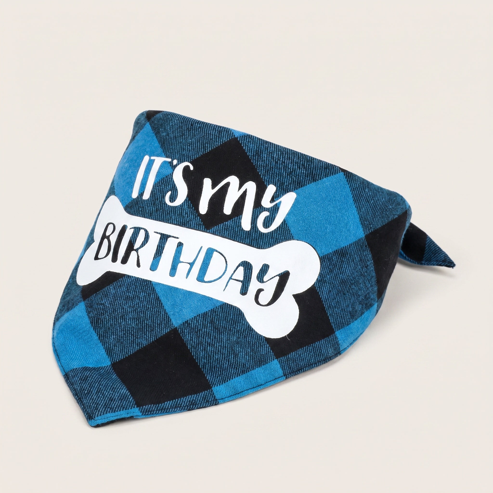 Bandana anniversaire pour chien