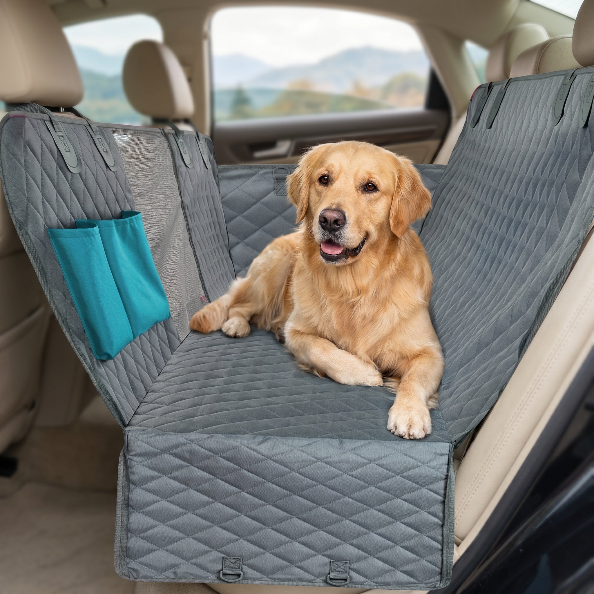 Housse siège voiture pour chien