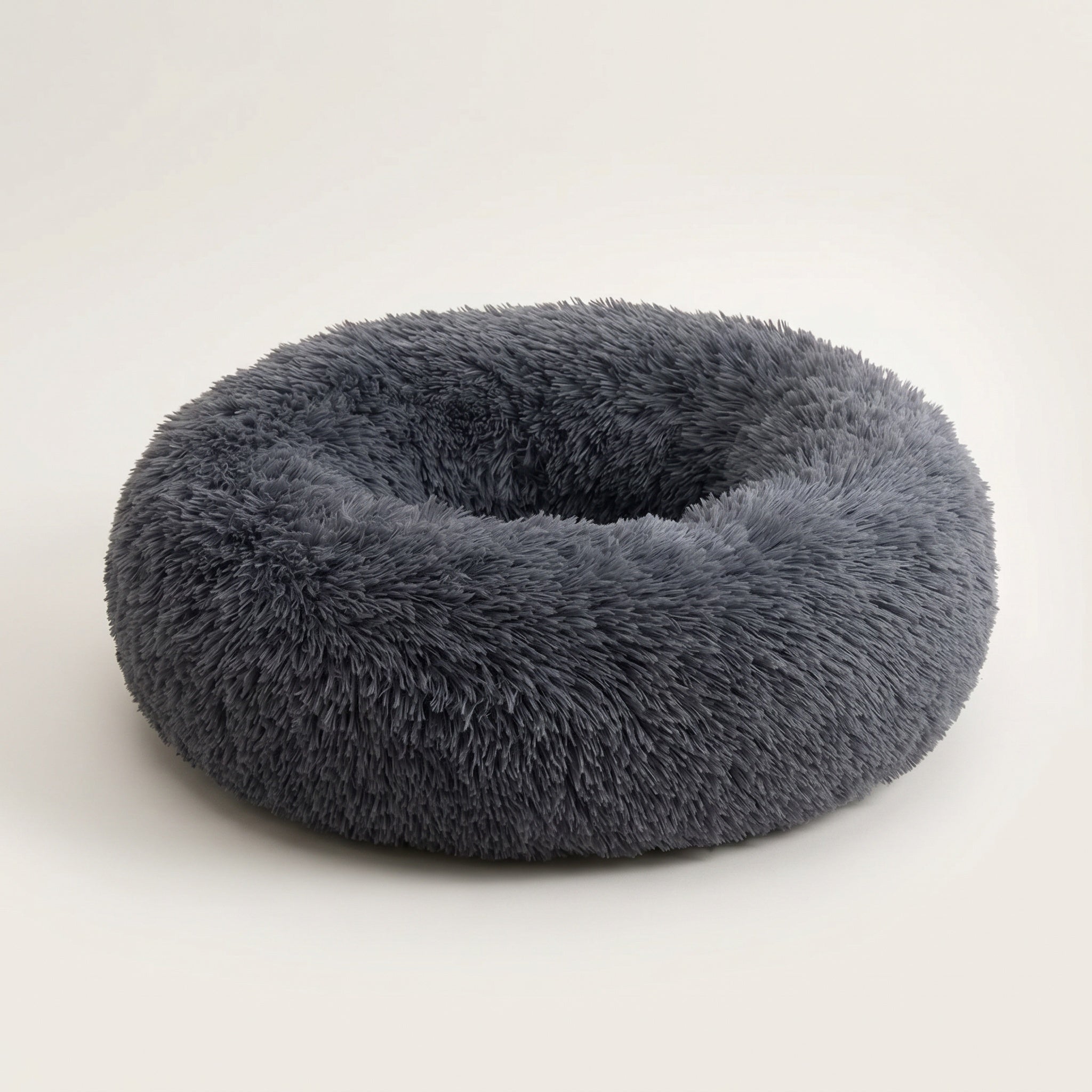 Panier rond pour chien en peluche