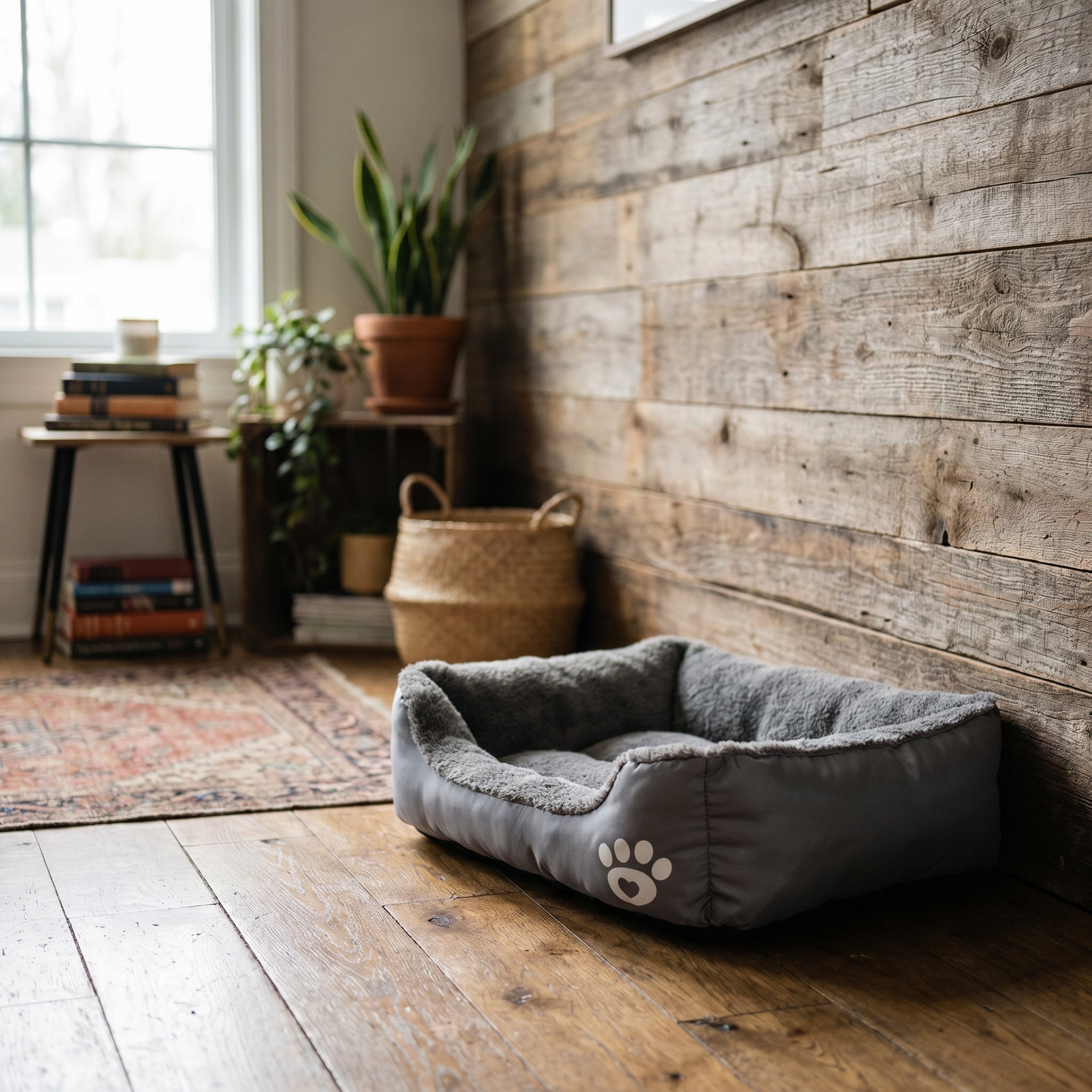 Panier pour chien en tissu doux