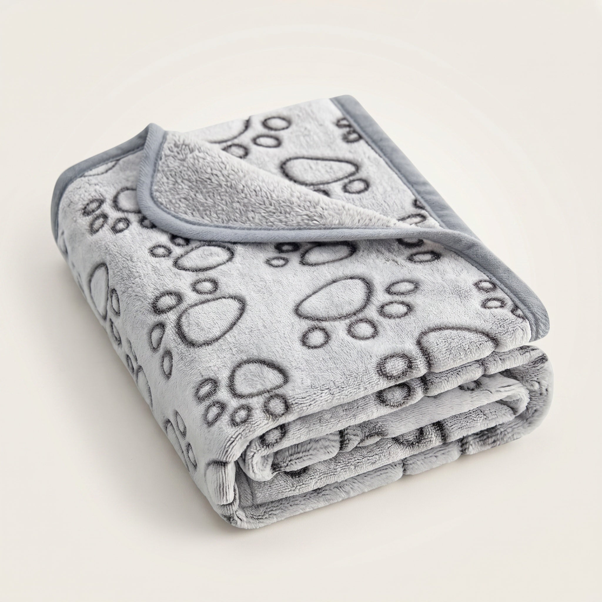 Couverture Douce pour Chien à Motifs Pattes