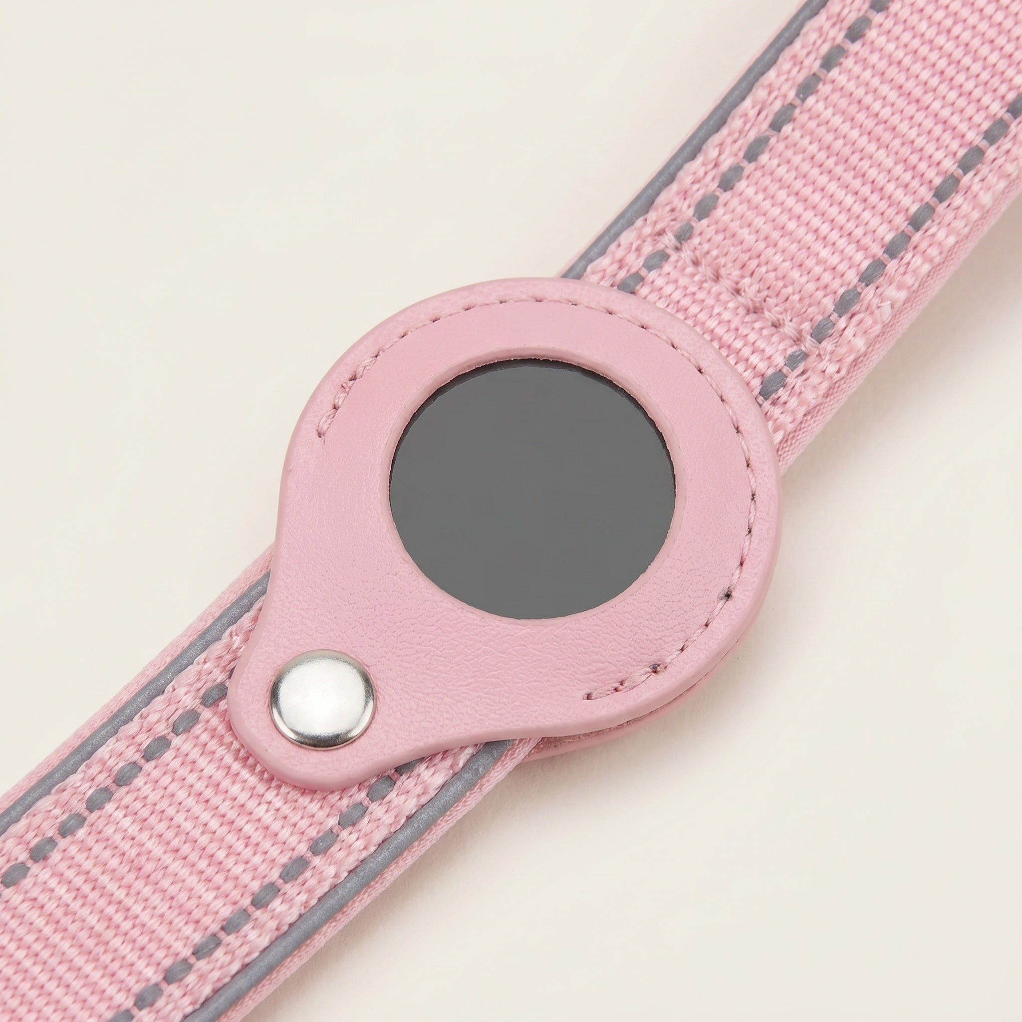 Collier réfléchissant pour chien avec support GPS