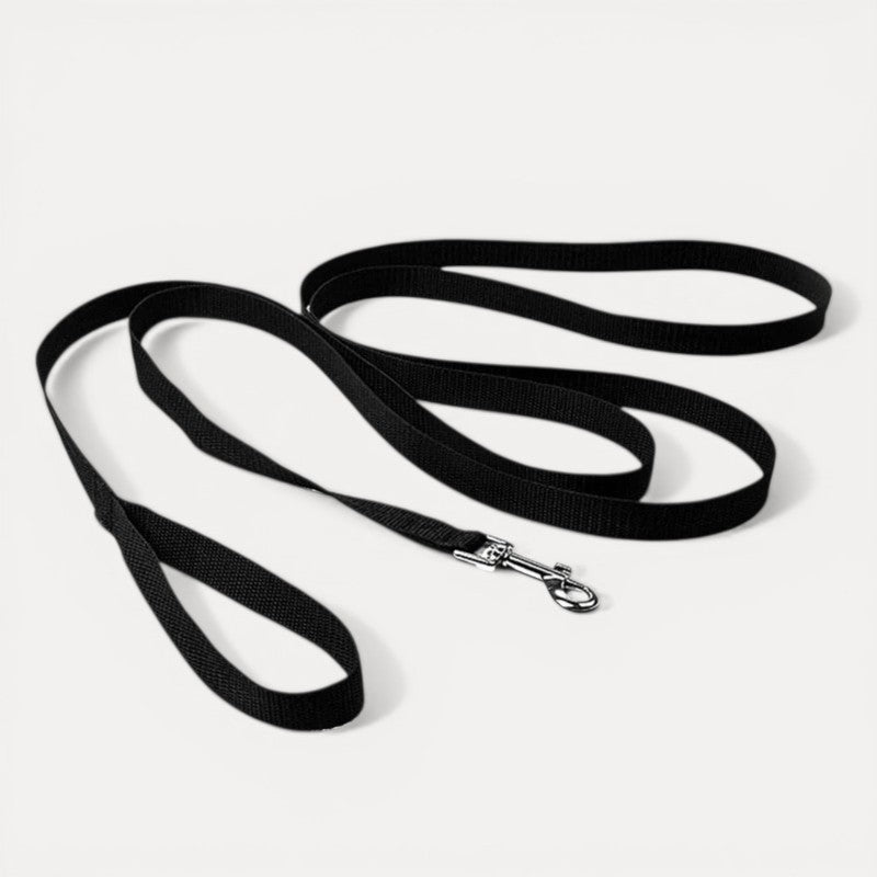 Laisse pour chien en nylon noir