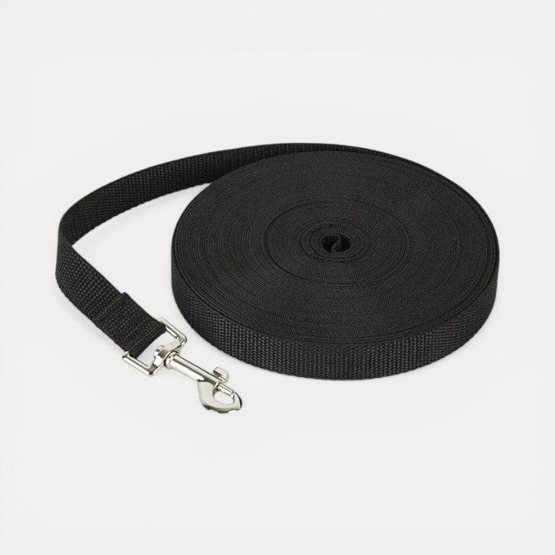 Laisse pour chien en nylon noir