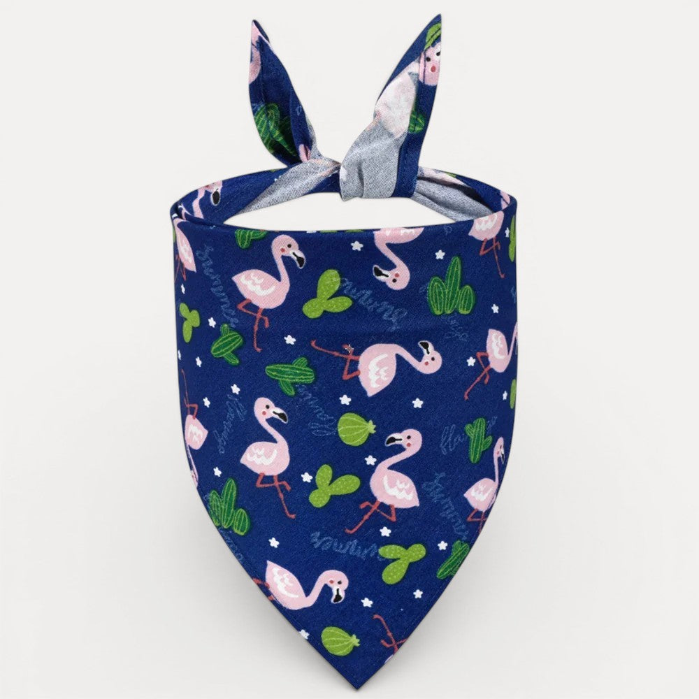 Bandana chien multicolore à motifs