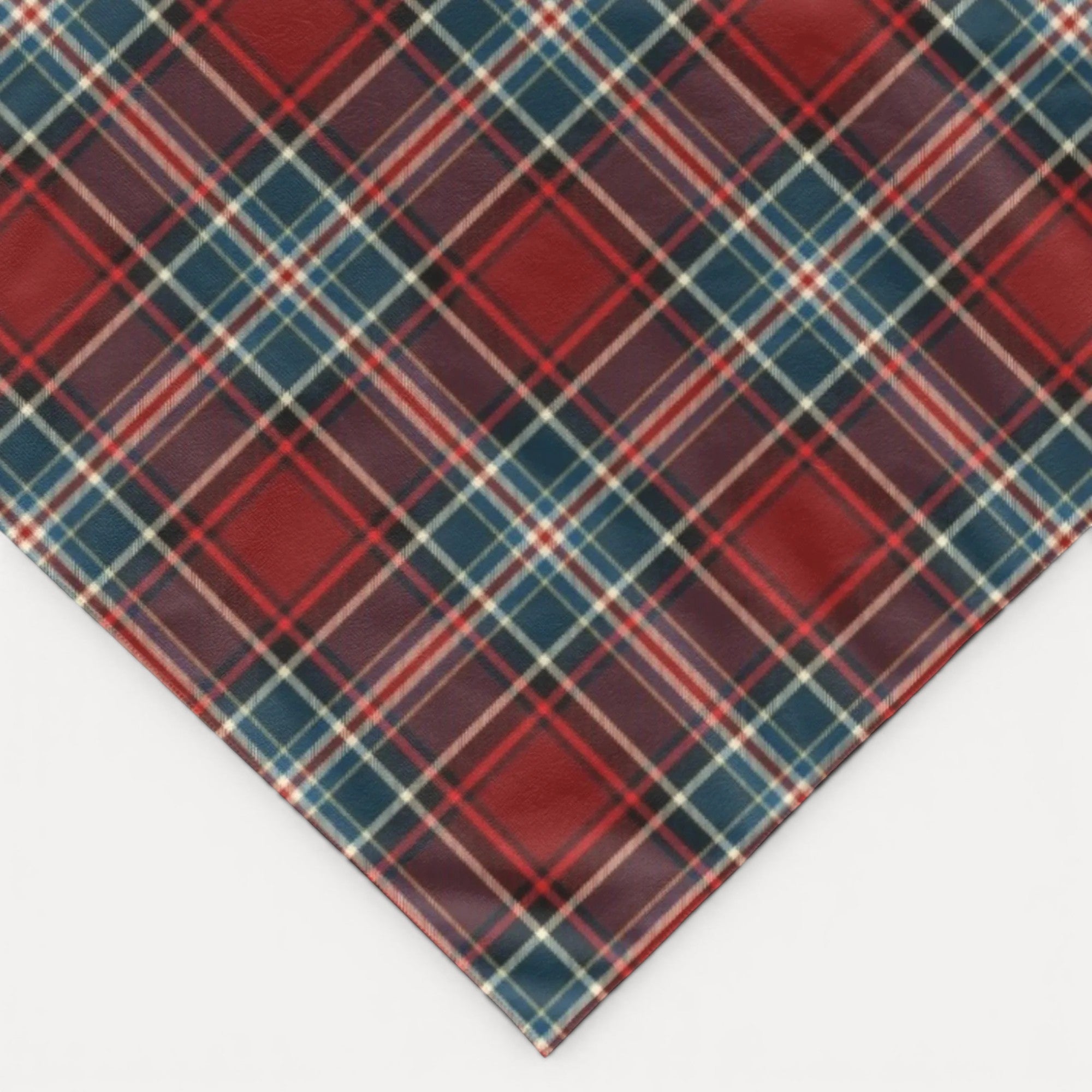 Bandana à carreaux pour chien