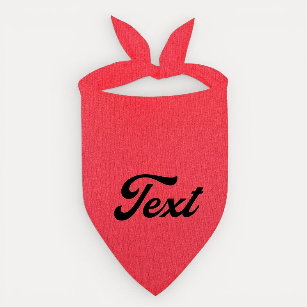 Bandana pour chien personnalisable