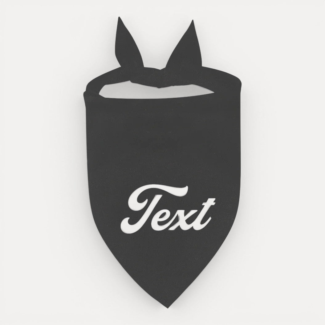 Bandana pour chien personnalisable