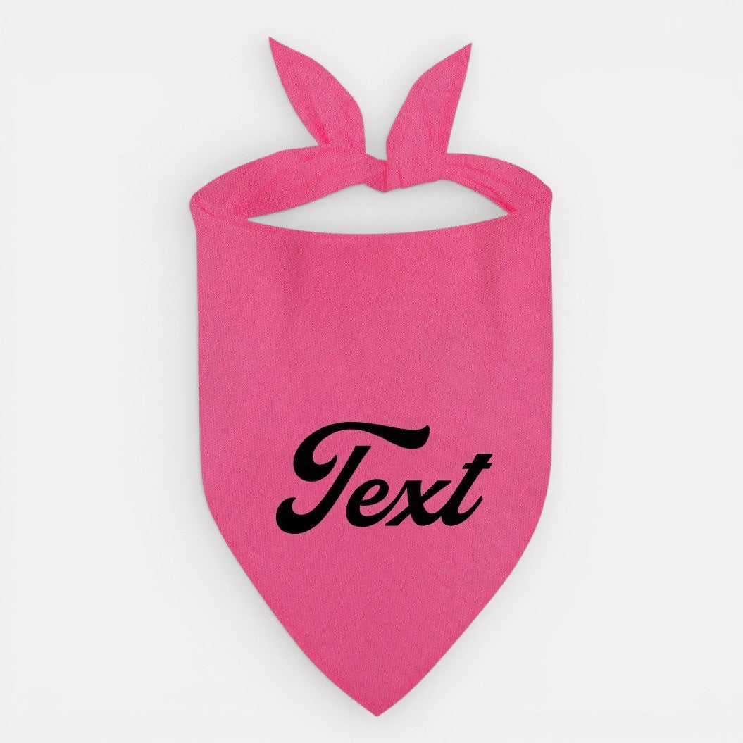Bandana pour chien personnalisable