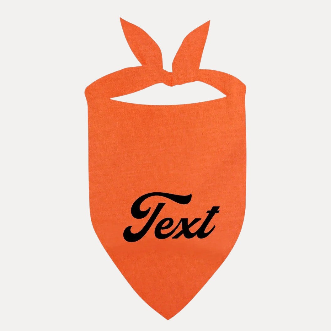 Bandana pour chien personnalisable