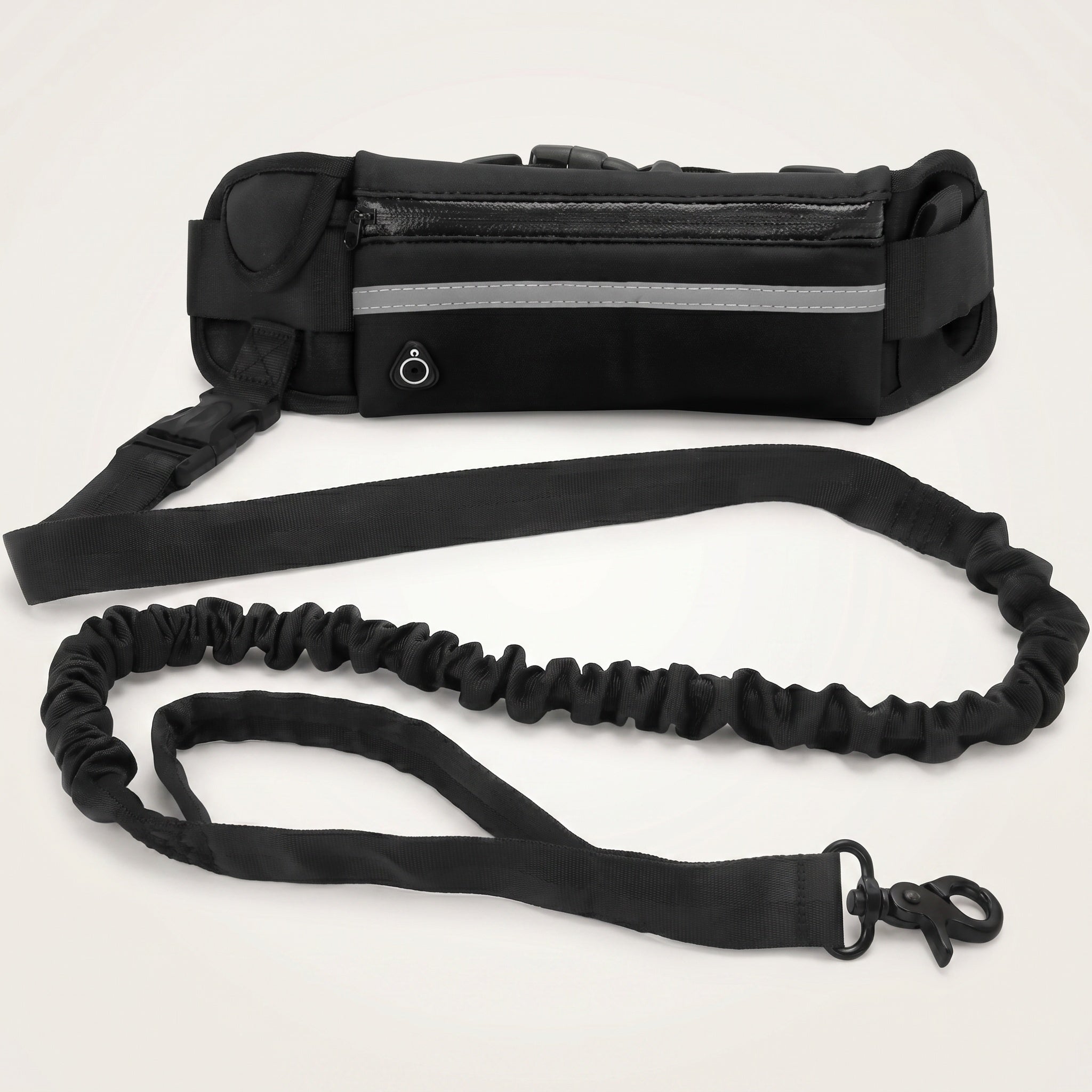 Ceinture de course pour chien avec laisse élastique