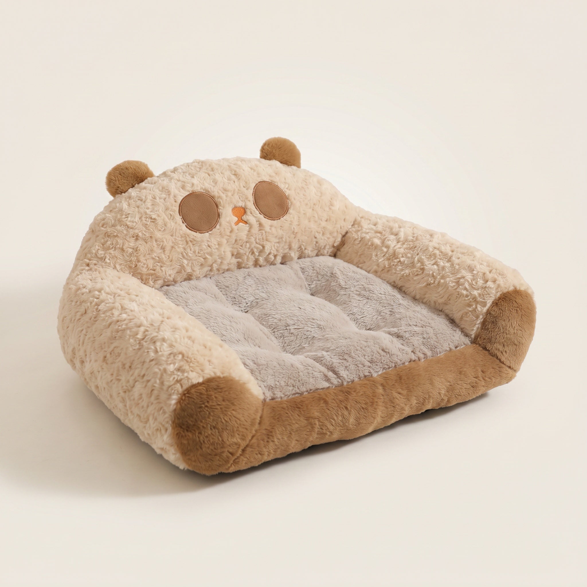 Panier pour chien en peluche douce